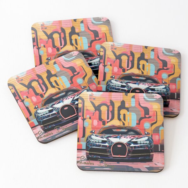 Item preview, Pop Art Velocity: Bugatti in Technicolor designed and sold by LaabsDesign.