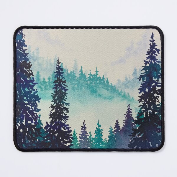 Item preview, Misty Mountain Trees designed and sold by Dgswatercolor.