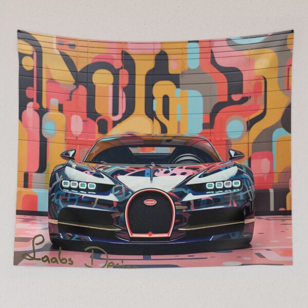 Item preview, Pop Art Velocity: Bugatti in Technicolor designed and sold by LaabsDesign.