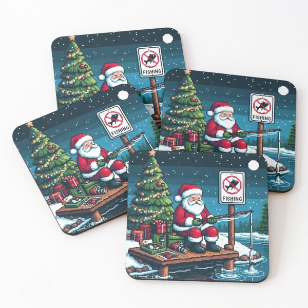 Item preview, No Fishing Santa! designed and sold by GCakes6G.
