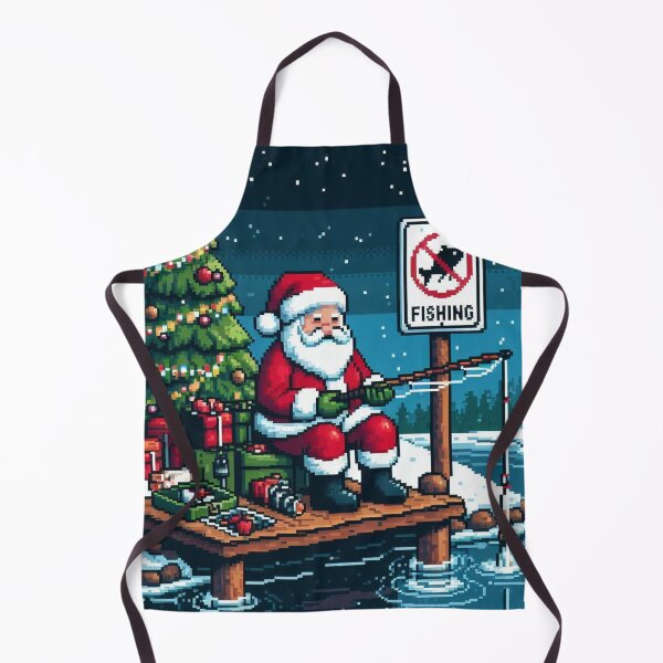 Item preview, No Fishing Santa! designed and sold by GCakes6G.