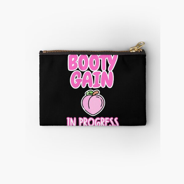 Item preview, Booty gain in progress Funny Fitness Goal Glute Workout designed and sold by BunBuntheDog-.