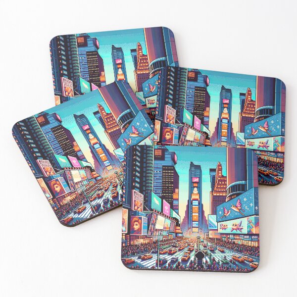 Item preview, Pixel Art Times Square Nyc designed and sold by unrealartwork.