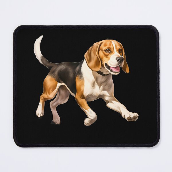 Item preview, Cute beagle dog running illustration designed and sold by NBSStore.