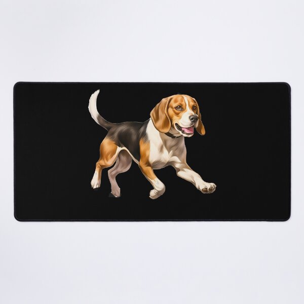 Item preview, Cute beagle dog running illustration designed and sold by NBSStore.