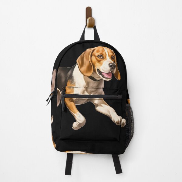 Item preview, Cute beagle dog running illustration designed and sold by NBSStore.