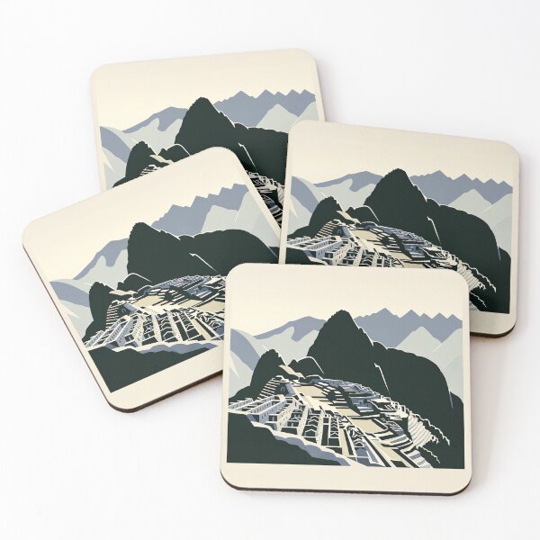 Item preview, Machu Picchu Peru Minimalist Illustration designed and sold by unrealartwork.