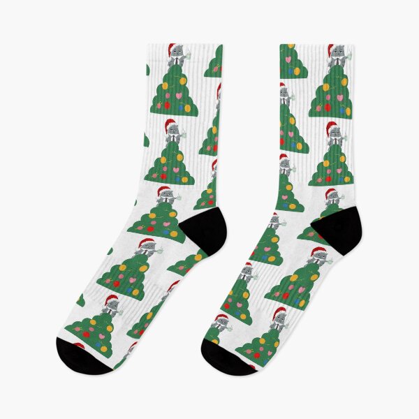 Item preview, Christmas worker cat designed and sold by ABKforDesign.