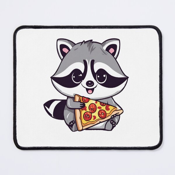 Item preview, KAWAII RACOON PIZZA   designed and sold by KawaiiLyfe.