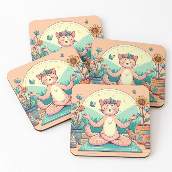 Item preview, yogi cat designed and sold by Greydate.