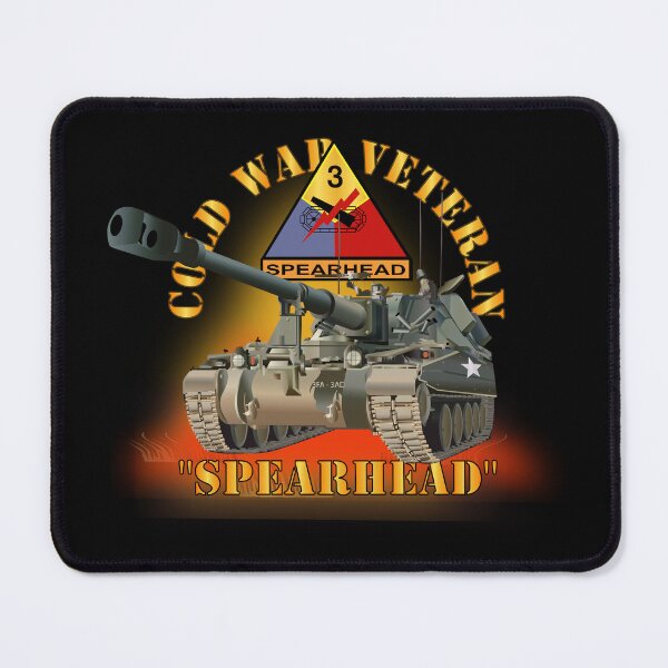 Item preview, Army - Cold War Vet -  3rd Armored Division - Spearhead  w  M109 Howitzer - Fire X 300 designed and sold by Military Insignia Products.