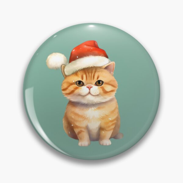 Item preview, Cute Ginger SantaCat designed and sold by Chargepalung.
