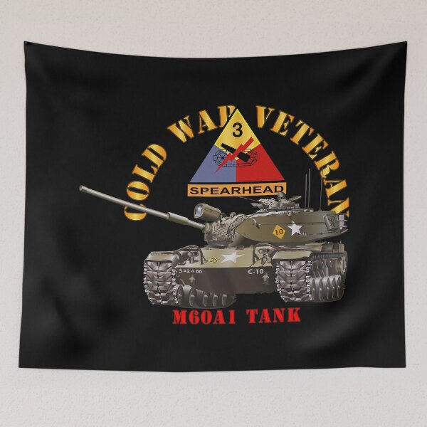 Item preview, Army - Cold War Vet -  3rd Armored Division - M60A1 Tank  - Spearhead  X 300 designed and sold by Military Insignia Products.