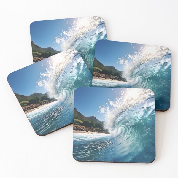 Item preview, Seashore Blue Waves designed and sold by X4eArtist.