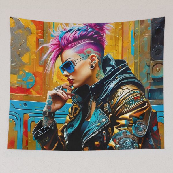 Item preview, Rocker Girl - Sci Fi Character concept designed and sold by Delerat7.