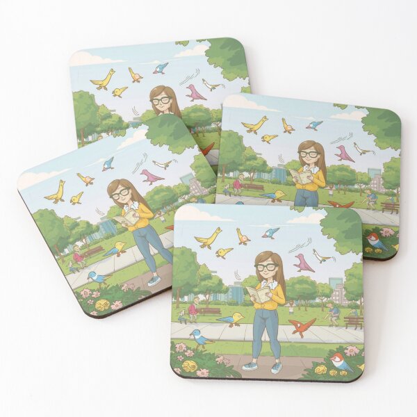 Item preview, easily distracted by birds designed and sold by Bercik123.