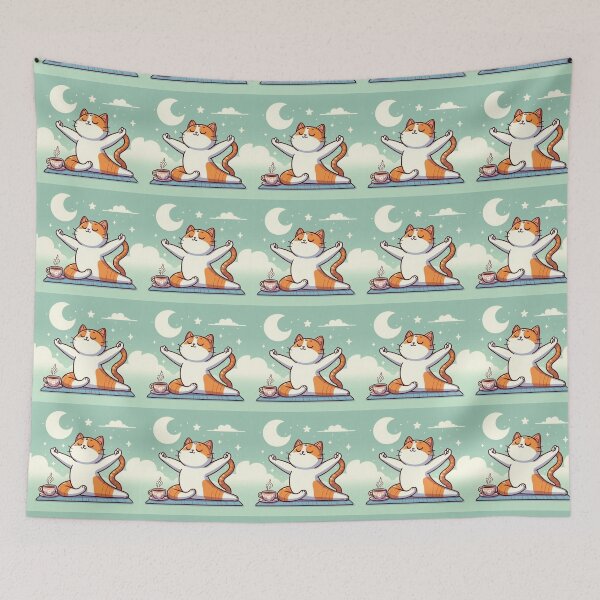 Item preview, yogi cat designed and sold by Greydate.
