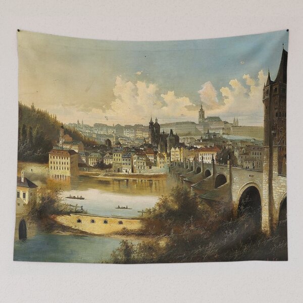 Aperçu de l'œuvre Vue de Prague - Pont Charles créée et vendue par tomorrowsart.