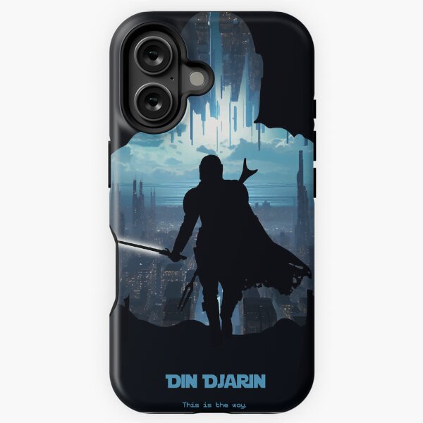 Vista previa del artículo con la obra «Din Djarin», diseñado y vendido por Mojoleouf.