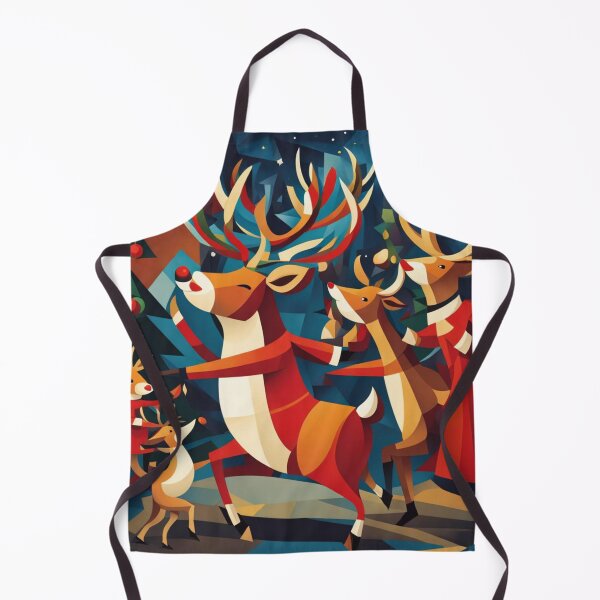 Item preview, Reindeer Dance in The Christmas Glow designed and sold by Owl-o-the-wisp.