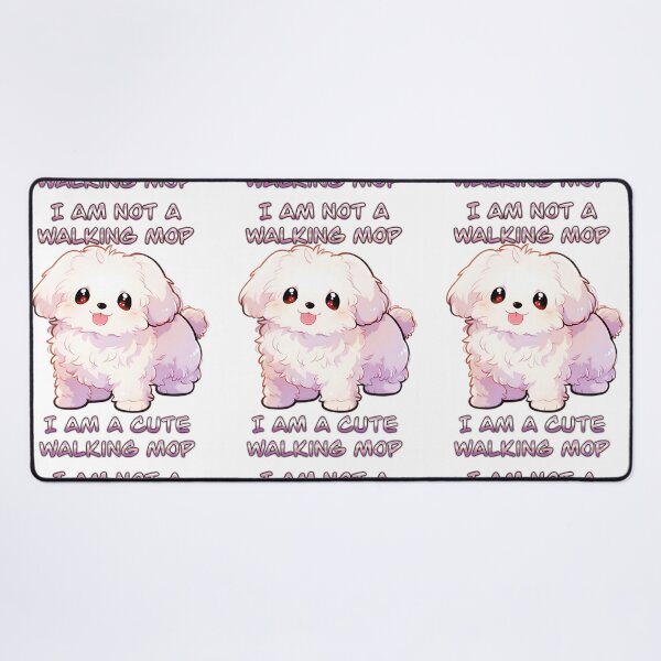 Item preview, I Am Not A Walking Mop I Am A Cute Walking Mop Cute Puppy Shirt and Sticker Design by Zeesdesign on Redbubble designed and sold by ZEESDESIGN.