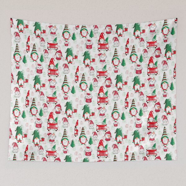 Item preview, Santa Claus and Meow Santa Gift Christmas Pattern designed and sold by Miya-ArtShop.