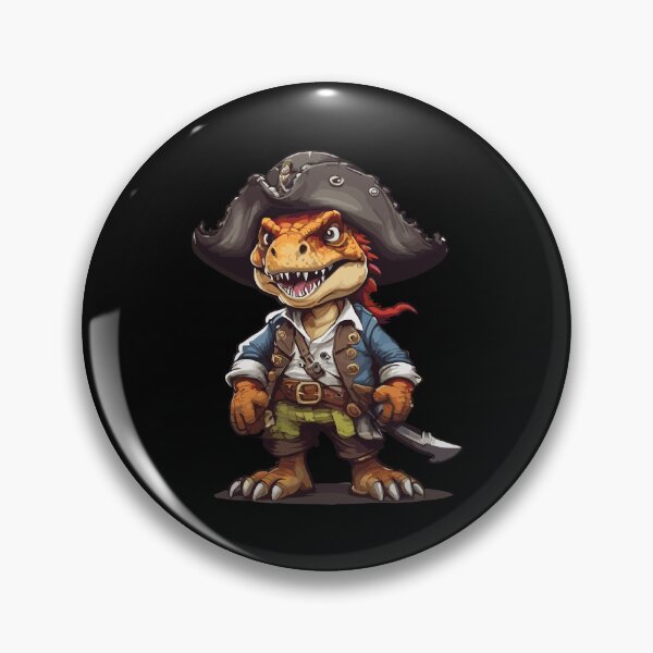 Item preview, T rex Pirate designed and sold by Getup-clothing.