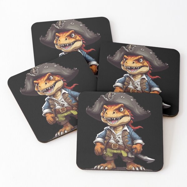 Item preview, T rex Pirate designed and sold by Getup-clothing.