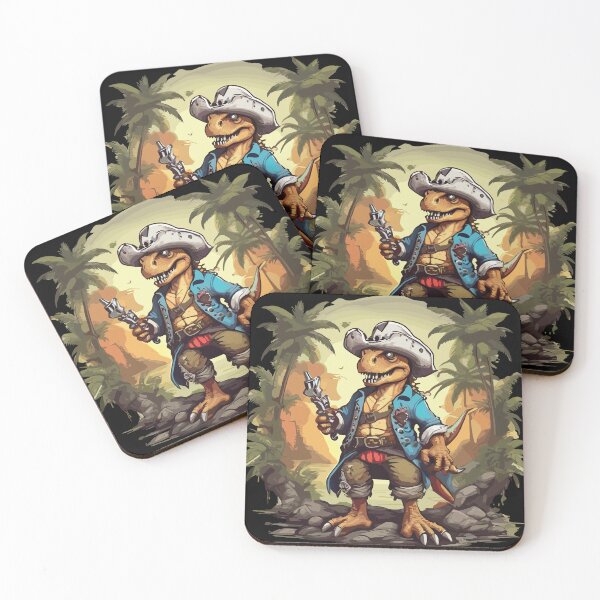 Item preview, T rex Pirate designed and sold by Getup-clothing.
