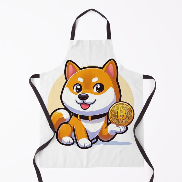 Item preview, shiba holding bitcoins designed and sold by ffkj09.
