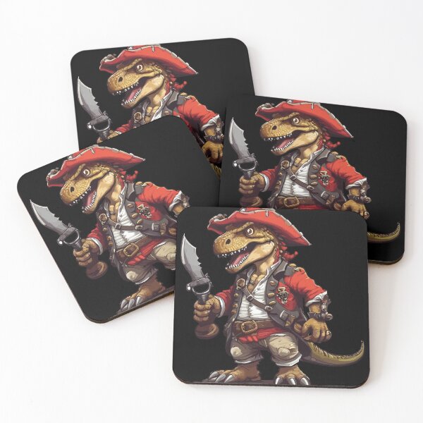 Item preview, T rex Pirate designed and sold by Getup-clothing.