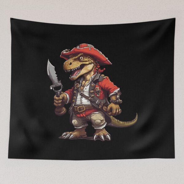 Item preview, T rex Pirate designed and sold by Getup-clothing.