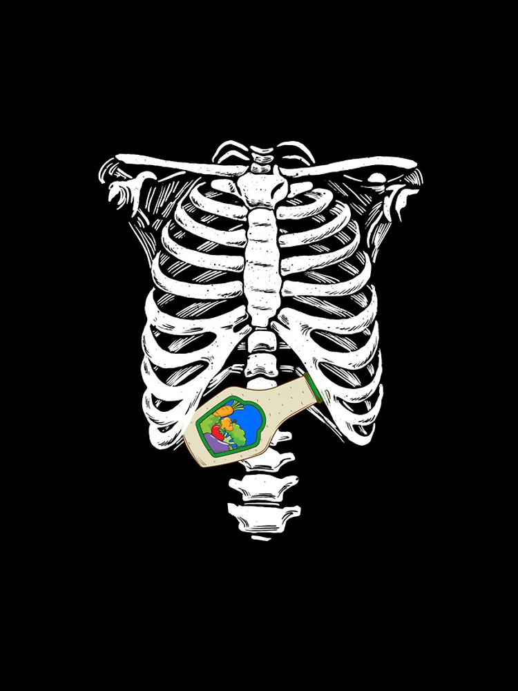 Thumbnail 4 of 4, iPhone Case, Skeleton Ribcage Ranch Funny Ranch Dressing Gear designed and sold by DynamicDesign.
