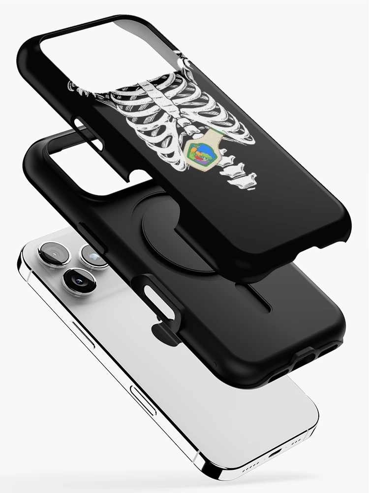 Thumbnail 2 of 4, iPhone Case, Skeleton Ribcage Ranch Funny Ranch Dressing Gear designed and sold by DynamicDesign.