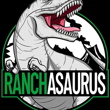 Imagen de la obra Ranchasaurus Funny Dinosaur T-Rex Ranch Dressing Gear de DynamicDesign