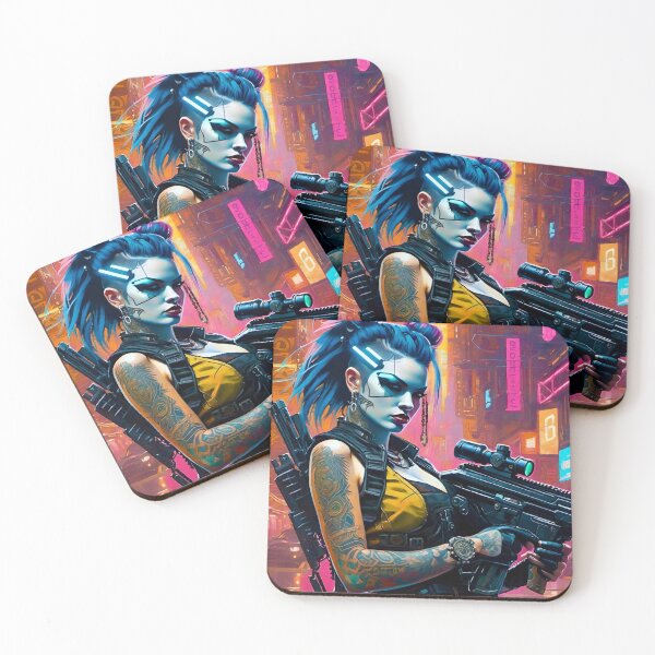 Item preview, Kabuki Punk - Sci Fi Character concept designed and sold by Delerat7.
