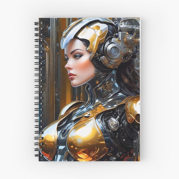 Item preview, Golden Cyborg - Sci Fi Character concept designed and sold by Delerat7.