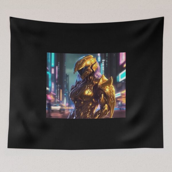 Item preview, Copy of knight digital art future armor cyborg beautiful neon designed and sold by UILOVE.