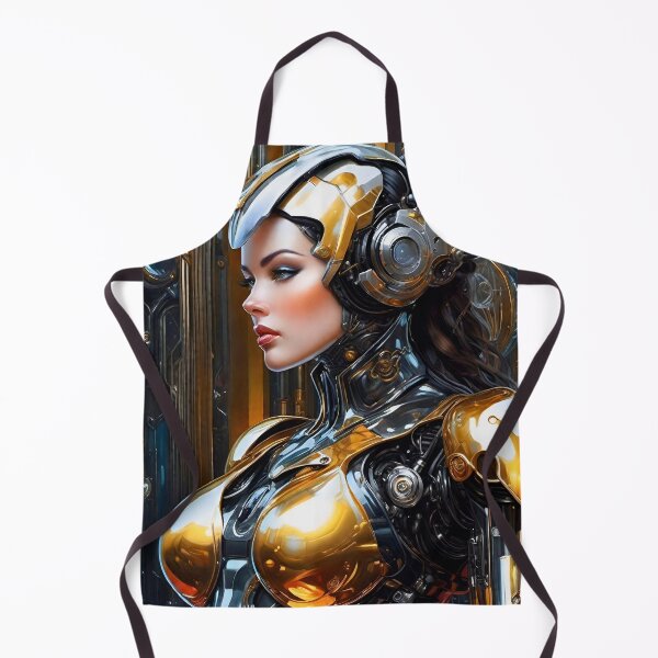 Item preview, Golden Cyborg - Sci Fi Character concept designed and sold by Delerat7.