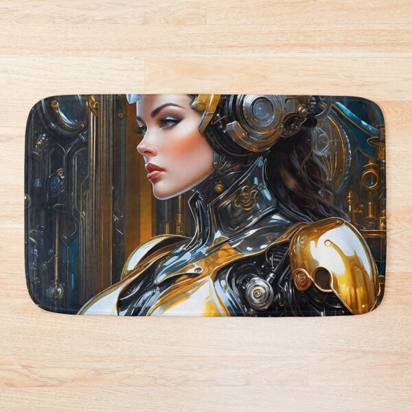 Item preview, Golden Cyborg - Sci Fi Character concept designed and sold by Delerat7.