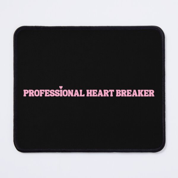Item preview, Professional heart breaker iconic Y2K baby pink quote designed and sold by TheLocoShop.