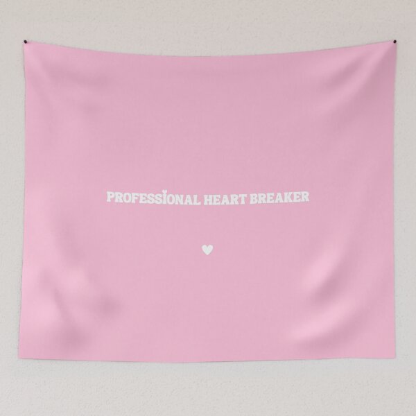 Item preview, Professional heart breaker iconic Y2K baby pink quote designed and sold by TheLocoShop.