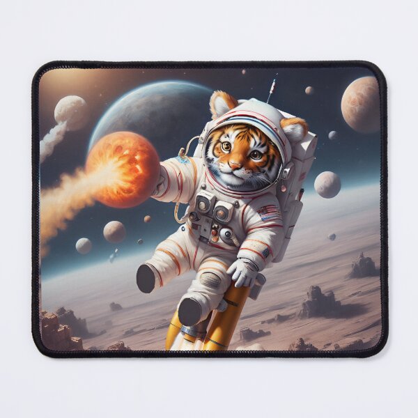 Item preview, Tiger Astronaut on the space designed and sold by BotunPeony.