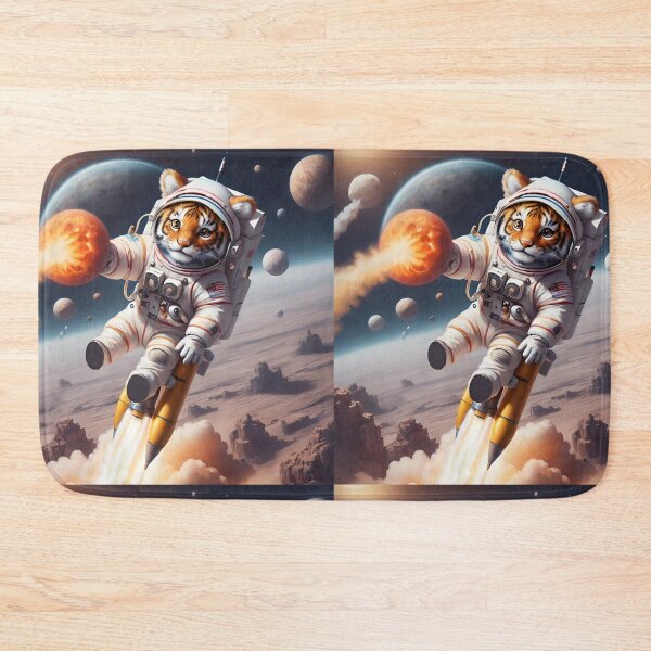 Item preview, Tiger Astronaut on the space designed and sold by BotunPeony.