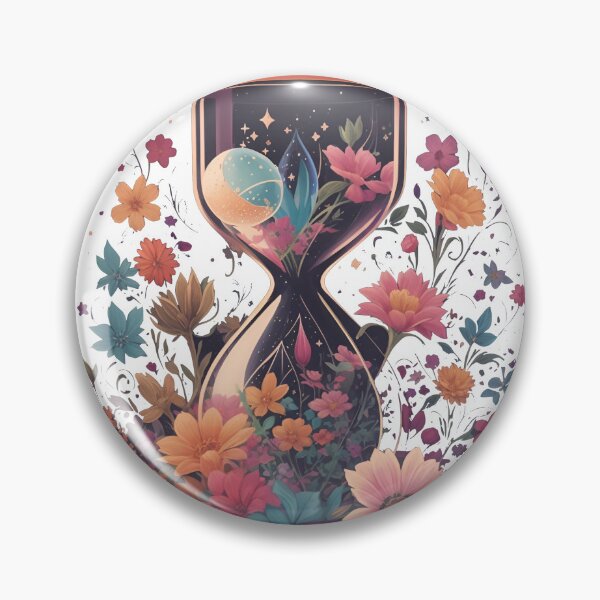 Item preview, Hourglass with flowers touch. designed and sold by MahmodArt.