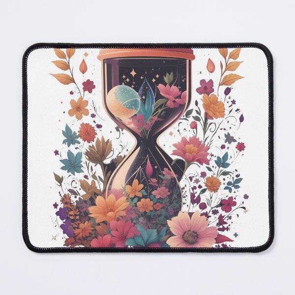 Item preview, Hourglass with flowers touch. designed and sold by MahmodArt.