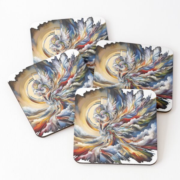 Item preview, Nature's Harmonious Balance: Abstract Fusion designed and sold by TextileTrove.