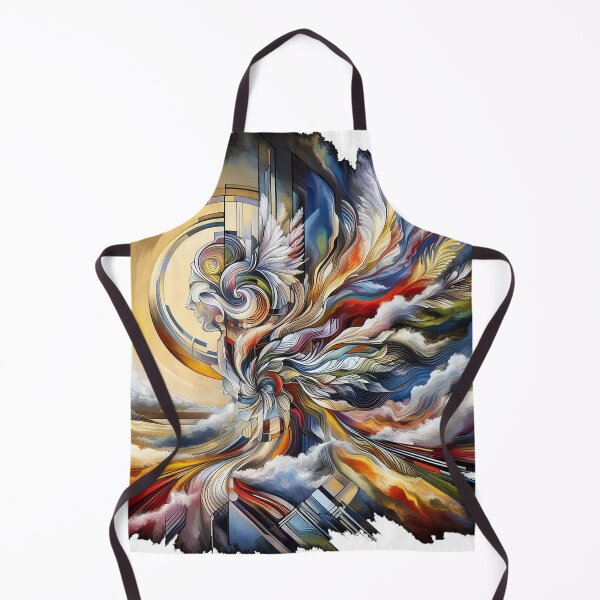 Item preview, Nature's Harmonious Balance: Abstract Fusion designed and sold by TextileTrove.