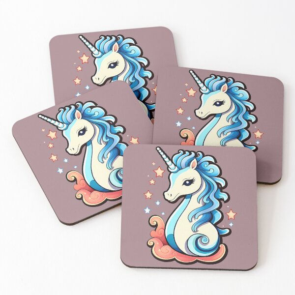 Item preview, Magical unicorn seahorse designed and sold by TaevasDesign.