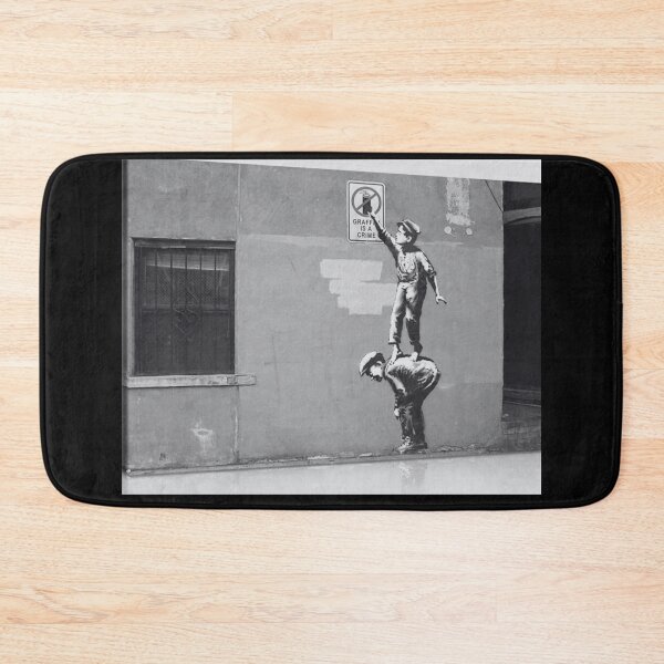 Item preview, Banksy Graffiti Wall Art designed and sold by Gianyyu.